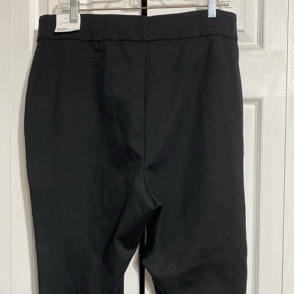 Lane Bryant NWT black sequin ponte mid rise leggings pants size 18 / 20 - Picture 5 of 12